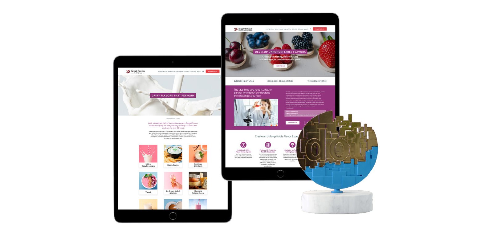 Target Flavors Website Award and Launch